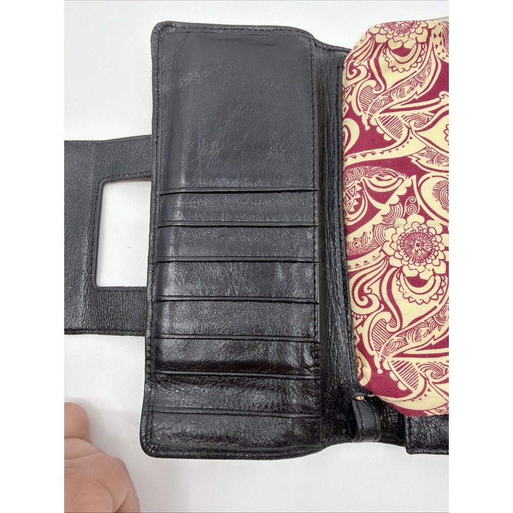 Hobo International Black Patent Leather Clutch Purse - Picture 7 of 16